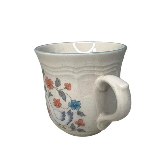 Country Classics by Action 1988 Goose Floral Cup & Saucer Set | Vintage Japan - Picture 11 of 14